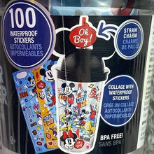 Load image into Gallery viewer, Disney Mickey Mouse Tumbler Sticker DIY Kit 100 Waterproof Charm BPA Free
