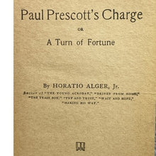 Load image into Gallery viewer, Vintage 1938 Paul Prescotts Charge Hardcover Book by Horatio Alger Jr.
