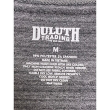 Load image into Gallery viewer, Duluth Trading Co Dress Womens Medium Sleeveless Comfy Side Slit Gray Stripe
