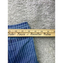 Load image into Gallery viewer, Baccini Shorts Womens 16W Pinstripe Denim Preppy Academia Retro Streetwear
