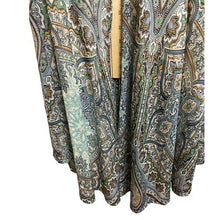 Load image into Gallery viewer, Molly Bracken Dress Womens Extra Large 50&quot; Long High Low Maxi Festival Teal AOP
