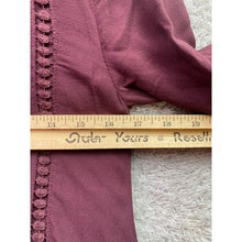 Load image into Gallery viewer, Black Swan Dress Womens Extra Small Burgundy Boho Lined Lace Festival Prairie
