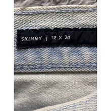 Load image into Gallery viewer, PacSun Jeans Mens 32X30 Lightwash Thrashed Distressed Skinny Ripped Destroyed
