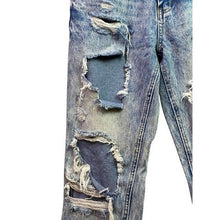 Load image into Gallery viewer, KanCan Jeans Womens 3/25 Small Distressed Thrashed Ripped Grunge Streetwear
