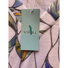 Load image into Gallery viewer, Wiholl Tank Womens Large Leaf Sleeveless V-Neck Rainbow Leaf Nature AOP NWT
