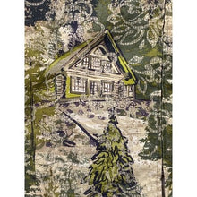 Load image into Gallery viewer, Christopher Banks Shacket Womens Small Petite Cabin AOP Full Zip Career Festival
