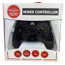 Load image into Gallery viewer, 2 Arsenal Gaming Wired Controller For Nintendo Switch Windows PC  Black
