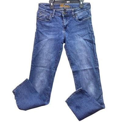 Kut From the Kloth Jeans Womens 6 Preppy Academia Stretwear Normalcore Script