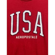 Load image into Gallery viewer, Aeropostale Shirt Mens Medium USA Spell Out Everyday Preppy Academia Streetwear
