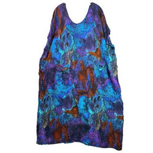 Load image into Gallery viewer, Vintage Mrs Roper Caftan Womens OSFA Abstract Maxi House Dress Mumu Boho AOP
