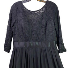 Load image into Gallery viewer, Ever Pretty Dress Womens 16 Black Lace Top Chiffon Skirt Maxi Gown Formal NWT
