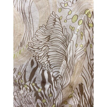 Load image into Gallery viewer, Bob Mackie Shirt Womens 10 Silk Ruffle Blouse Floral Art to Wear Bloomcore
