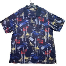 Load image into Gallery viewer, Munsingwear Shirt Mens 2XL Nautical Polo Preppy Academia AOP Beachy Coastal
