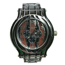 Load image into Gallery viewer, Techno King Watch Mens Iced Hip Hop Crystals Stainless Steel Water Resistant
