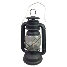 Load image into Gallery viewer, Black Metal Hurricane Lantern Lamplight Oil Lamp with Handle Farm Barn Country
