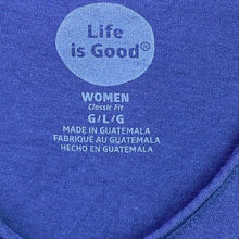 Load image into Gallery viewer, Life is Good Shirt Womens Large Patriotic Daisy Hood Mature Everyday Streetwear
