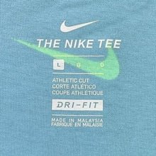 Load image into Gallery viewer, Nike Shirt Womens Large AOP Spell Out Athleisure Preppy Academia Streetwear
