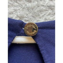 Load image into Gallery viewer, Lilly Pulitzer Shirt Womens Extra Small Navy Bell Sleeve Spandex Stretch Waverly
