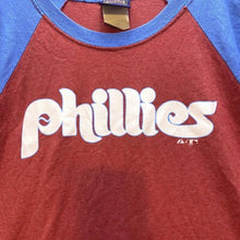 Load image into Gallery viewer, Philadelphia Phillies Shirt Mens 2XL Cooperstown Baseball MLB Raglan Heathered
