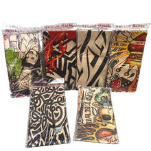 Load image into Gallery viewer, Tattoo Sleeves Arm Covers Ed Hardy Style Halloween Costume Grunge Set of 6
