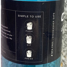 Load image into Gallery viewer, Contigo Water Bottle 24 oz Ashland Blue BPA Free Auto Spout Leak Proof Lid
