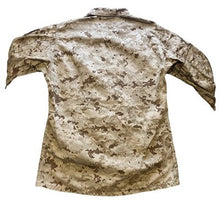 Load image into Gallery viewer, US Marines Jacket Mens Small Desert Camo Digital Pixel Skater Grunge Button Down

