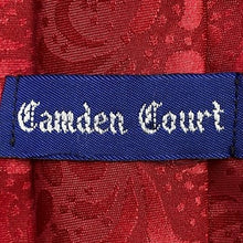 Load image into Gallery viewer, Camden Court Necktie Red Designers Basketball Paisley AOP
