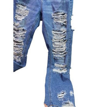 Load image into Gallery viewer, American Eagle Jeans Womens 10 Distressed Thrashed Grunge Streetwear Mom Jean

