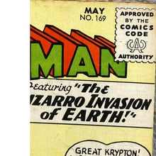 Load image into Gallery viewer, 1964 Superman DC Comic Book #169 12 Cents Advertising Silver Age
