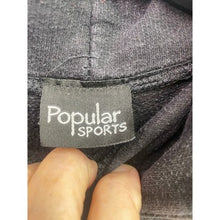 Load image into Gallery viewer, Bermuda Hoodie Mens Medium Rainbow Spell Out Sleeve Hits AOP Grunge Streetwear
