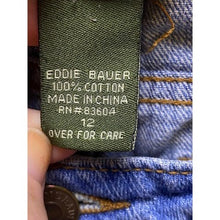 Load image into Gallery viewer, Eddie Bauer Jeans Womens 12 Straight Leg Premium Normalcore Momcore High Rise

