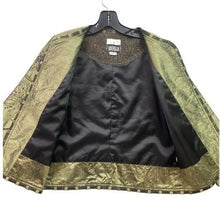 Load image into Gallery viewer, Yak Magik Jacket Womens Small Silk Floral Embroidered Vintage Old Money Mature
