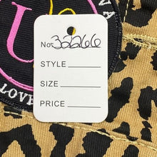 Load image into Gallery viewer, Ugly Diva Jacket Womens Extra Large Cropped Leopard Patches Denim Streetwear
