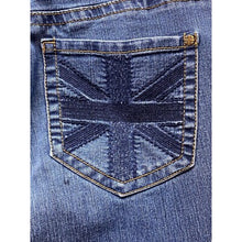Load image into Gallery viewer, Liverpool Jeans Womens 6 Flared Union Jack Pocket Academia Preppy Lucy Bootcut
