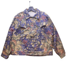 Load image into Gallery viewer, Norm Thompson Jacket Womens Large Petite Artsy Bloomcore Shacket Mature
