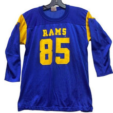 Load image into Gallery viewer, Vintage Los Angeles Rams Jersey Boys Extra Large 70's/80's NFL Football Regalian
