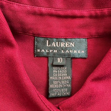 Load image into Gallery viewer, Lauren Ralph Lauren Shirt Womens 10 Mature Preppy Academia Career Everyday
