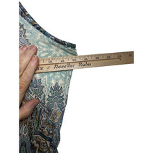 Load image into Gallery viewer, Molly Bracken Dress Womens Extra Large 50&quot; Long High Low Maxi Festival Teal AOP
