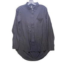 Load image into Gallery viewer, Athleta Shirt Womens Small Black Button Down Tunic Long Sleeve Athleisure
