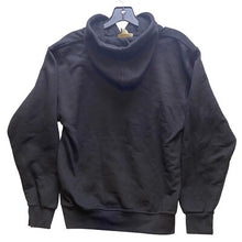 Load image into Gallery viewer, Jon Lauren Sweatshirt Mens Small Hoodie Pullover Silver Nike Logo Spell Out
