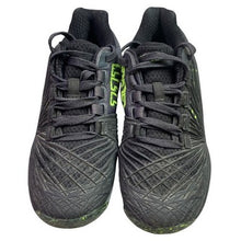 Load image into Gallery viewer, Wilson Tennis Shoes Boys 4 Black Neon Green Athletic Court Sneakers
