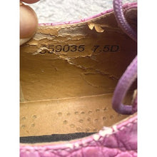 Load image into Gallery viewer, Antonio Mazzetti Shoes Mens 7.5D Pink Crocodile Embossed Leather Derby
