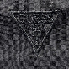 Load image into Gallery viewer, GUESS Shirt Mens Small Black Slim Dress Formal Preppy Career Logo Embroidered
