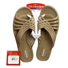 Load image into Gallery viewer, OKABASHI Sandals Womens ML (8-9) Beachy Summer Coastal Weave
