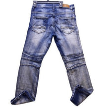Load image into Gallery viewer, ARKETYPE 16 Jeans Mens 29x29 Moto Biker Distressed Slim Fit Y2K Grunge
