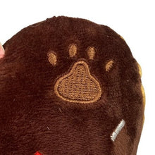 Load image into Gallery viewer, Hugs Kisses Bone Dog Toy Plush Squeaker Metro Pawlin Pet 9 Inch
