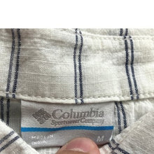 Load image into Gallery viewer, Columbia Shirt Womens Medium Striped Preppy Academia Career Office Everyday
