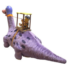 Load image into Gallery viewer, 1962 Marx Fred Flinstone Dino The Dinosaur Tin Litho Battery Operated Japan
