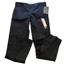 Load image into Gallery viewer, Dickies Pants Womens 2 Workwear Midrise Straight Leg Office Black NWT
