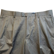 Load image into Gallery viewer, Alan Flusser Pants Mens 38x34 Wool Blend Preppy Academia Career Office Everyday
